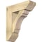 Ekena Millwork Olympic Slat Rough Sawn Bracket w/ Offset Brace, Douglas Fir, 8"W x 24"D x 28"H BKT0806X24X28OLY06RDF - alternate 1